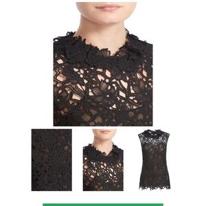 Oscar de La Renta designer lace top